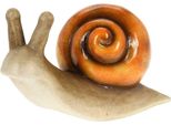 Figura Da Giardino Progarden Lumache Arancio Marrone In Poliresina 10X21X12,5 Cm