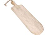 Eccellente Oggetti Per La Casa Tavoletta Per Snack In Legno Di Sisal Marrone 15X49X2,2 Cm