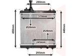 Van Wezel 52002113 - Oe 21400 4A00D Radiatore, Raffreddamento Motore Per Pixo (UA0)