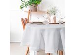 Tovaglia Festiva Decorazione Da Tavola Stella 2 Bianca 120 Cm Rotonda