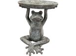 Exner Gmbh | Vaschetta Per Uccelli - 17 X 23 X 29 Cm - Abbeveratoio Da Giardino - Statuetta Di Rana