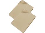 Esprit Lenzuolo Teso Premium Beige 200 X 200 Cm - Set Da 2