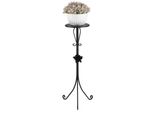 Howhomely Portapiante Classico, Sgabello Per Fiori In Metallo Nero Alto 95 Cm - Portafiori Per La Casa