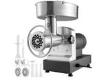 Tritacarne Elettrico In Acciaio Inox 1100W - 450Kg/Ora - Macchina Per Insaccare Carne Macinata