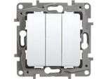 Interruttore Triplo A 3 Poli Bianco 10AX Legrand Niloe