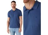 Wrangler Herren, Polo Poloshirt, M, Marineblau, Polo, Herren,