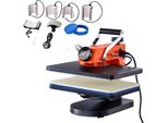 Macchina Termopressa 12X15 Pollici - 8In1 Stampa A Sublimazione Per Magliette - Pressa Di Trasferimento Per Tessuti - Macchina Per Stampa Fotografica - Abbigliamento Fai Da Te