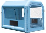 Cabina Di Verniciatura Gonfiabile - 3,9 X 2,4 X 2,4 M - Cabina Di Verniciatura Portatile Con Soffiatore E Sistema Di Filtraggio Dell'aria Da 550 W - Ideale Per La Verniciatura Di Moto, Biciclette E Piccoli Mobili