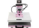 Pressa Termica Per Trasferimento 38X38 Cm - Pressa Per Magliette Estensibile In Rosa - Ideale Per La Stampa Di Tessuti E Il Fai Da Te