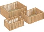 Atmosphera Interior Designer - 3Er-Set KöRbe "Ali"" Braun S M L"