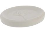 Tendance | Portasapone - Arizona Grey - 12,5 Cm - Design Elegante - Ceramica Con Dettagli In Bambù