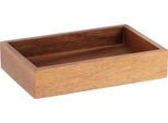 Tendance | Portasapone - Porta Sapone - 12 X 8 X 2,5 Cm - Marrone - Contenitore Per Sapone - Legno D'acacia