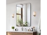 Specchio Rettangolare Da Parete - Specchio Per Il Trucco 1220X916X25 Mm - Specchio Da Bagno Dal Design Moderno - Specchio Di Alta Qualità Per Il Vostro Bagno