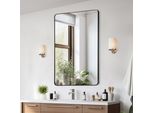 Specchio Rettangolare Da Parete Vevro - Specchio Per Il Trucco 1219X762X25 Mm - Specchio Da Bagno Di Alta Qualità - Design Moderno Per Ogni Bagno