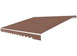Tenda Da Sole Costway 360 X 300 Cm Con Manovella, Tenda Da Sole A Bracci Pieghevoli, Tenda Da Sole Per Balconi Tenda Da Sole Regolabile Con Angolo Di 5-35°, Tenda Da Sole A Morsetto Marrone