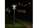 Lampada Da Giardino Solare A Led Melitec, Luce Solare Per Esterni, Illuminazione Esterna, Illuminazione Solare Per Sentieri, Durata Della Luce Fino A 8 Ore, In Acciaio Inox, SO26