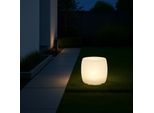 Luce Solare Melitec - Lampada Solare A Led Per Giardino, Balcone, Terrazza - Durata Della Luce Fino A 8 Ore - Circa 36 Cm - Batteria Ricaricabile Inclusa - Plastica - Fusto - LK08-6