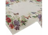 Eurofirany Tovaglia Arazzo Crema Rosso 100X100 Tovaglietta