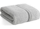 Eurofirany | Asciugamano - 50X90 Cm - Argento - Morbido, Assorbente, Design Elegante