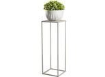 Howhomely Portafiori Beige Portafiori 24X24X70 Cm Porta Piante In Metallo