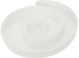 Atmosphera Createur D'interieur - Piatto Da Portata Cherry Cherie White L25Xp22Xh3,5Cm