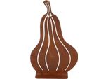 Esschert Design | Decorazione Da Giardino Zucca - 27 Cm - Colore Ruggine - Metallo - Decorazione Rustica Da Giardino - Finitura Unica In Patina