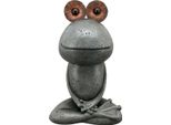 Exner Gmbh | Figura Da Giardino - 16 X 22 X 36 Cm - Scultura Da Giardino A Forma Di Rana - Decorazione Da Giardino