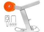 Succebuy Sedile Per Rimorchio Con Rullo, Regolabile In Altezza Da 365 A 548 Mm, Supporto Per Il Vento Con Bullone A U Per Attacchi Per Rimorchio Da 50,8 A 76,2 Mm Di Larghezza E 76,2-101,6 Mm Di Altezza, Adatto A Moto D'acqua, Barche A Vela E Motoscafi