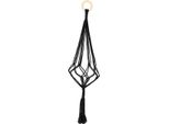 Esschert Design | Appendiabiti In Macramè - 58 Cm - Beige - Stile BohéMien - Decorativo E Flessibile