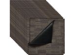 Succebuy Quadrotte Di Moquette 609,6 X 609,6 X 6 Mm, Confezione Da 24, Rivestimento Modulare Per Pavimenti Con Una Superficie Di 9 M², Ideale Per La Sostituzione Fai-Da-Te In Soggiorno E In Ufficio, In Grigio E Marrone