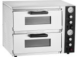 Succebuy Forno Elettrico Per Pizza Da 457 Mm, 2500 + 2500 W, Forno Con Controllo Della Temperatura E Del Tempo, Doppia Camera E Applicazioni Versatili