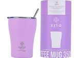 Estia | Tazza Sottovuoto - 350 Ml - Tazza Termica Viola - Coperchio A Tenuta Stagna