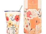 Estia | Tazza Termica - 350 Ml - Tazza Isolata Multicolore - Con Cannuccia