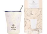 Estia | Tazza Sottovuoto - 350 Ml - Tazza Termica Con Motivo Floreale - Coperchio A Tenuta Stagna