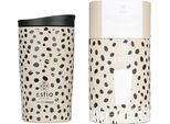 Estia | Thermo Mug - 350 Ml - Tazza Isolata Con Motivo Leopardato - Coperchio A Tenuta Stagna