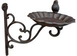 Exner | Vaschetta Per Uccelli Da Parete In Ghisa - 22 Cm - Decorativa Con Figura Di Uccello - Vaschetta Per Uccelli - Decorazione Da Giardino