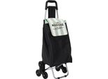 Howhomely | Carrello Per La Spesa - Carrello Per La Spesa - 50 L - Nero - Borsa Portaoggetti - Con Ruote