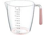 Okyanus | Caraffa Per Misurare - 1 Litro - Trasparente - Ergonomica - Con Scala E Manico Antiscivolo