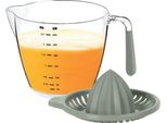 Okyanus | Brocca Di Misurazione Con Pressa Per Agrumi - 0,5 Litri - Verde - Ergonomica, Trasparente, Stabile