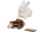 Esschert Design | Portachiavi - Coniglietto - Marrone - Resistente Alle Intemperie - Nascondiglio Per Chiavi Di Riserva - Decorativo