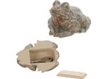 Esschert Design | Portachiavi - Rana - Verde - Figura Realistica - Resistente Alle Intemperie - Custodia Discreta