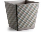Howhomely | Fioriera - Pilea Texelle - 30X30 Cm - Taupe - Design Moderno - Con Indicatore Del Livello Dell'acqua