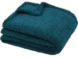 Stof Fleecedecke Decke 180X220 Blau