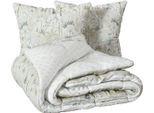 Atmosphera Createur D'interieur - Biancheria Da Letto Stampata "Sonie"" Bianca 240X220Cm"