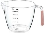 Okyanus | Caraffa Per Misurare 0,5L - Trasparente - Con Bilancia - Manico Antiscivolo - Ideale Per La Cucina