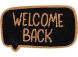 H&S Decoration | Zerbino - Welcome Back - 75X45 Cm - Fibra Di Cocco - Antiscivolo - Elegante E Pratico