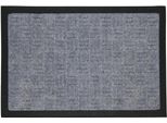 H&S Decoration | Zerbino 60X40 Cm - Grigio Chiaro - Antiscivolo E Lavabile - Elegante Zerbino D'ingresso