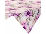 Eurofirany Tovaglia Garden 85X85 Cm Fiori Rosa