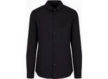 Armani Exchange - Camicia Da Uomo Nera 6DZC10-ZNXLZ-1200 Taglia L