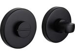 Rubinetteria Per Wc Lavuzo Rosetta Rotonda Nera - Per Set